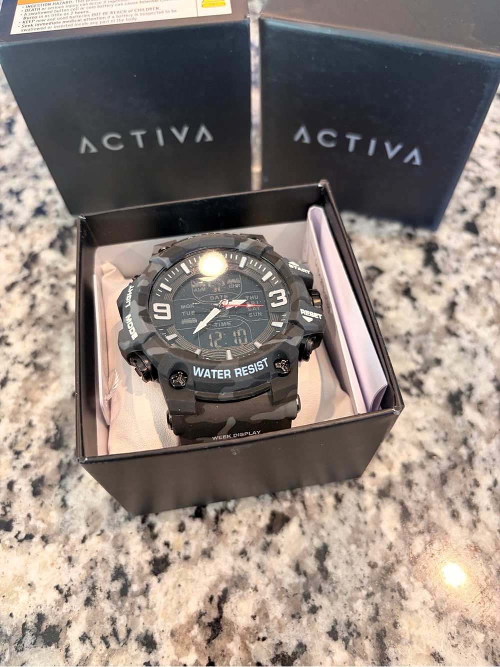 Brand New Invicta Black and Gray Men's Water-Resistant Sport Watch